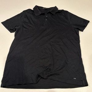 Robert Barakett L black quarter button large